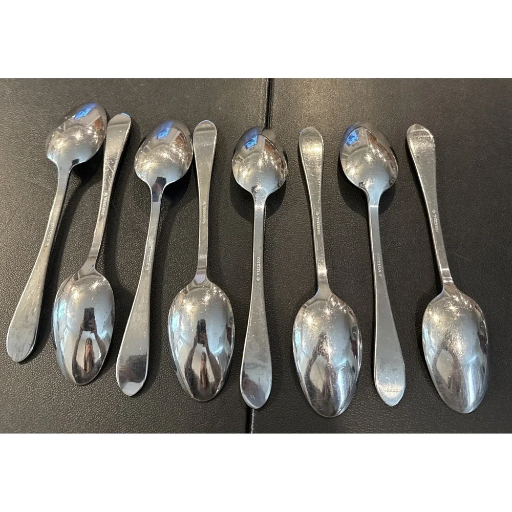 Oneida Joanne Soup Spoon Spoons Stainless Steel Set Of 8